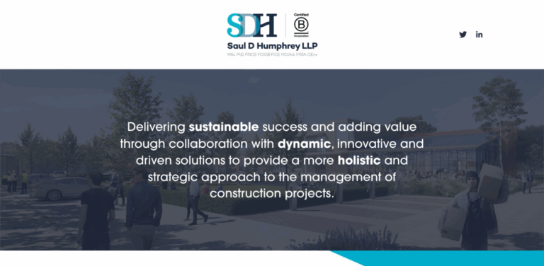 Saul Humphrey: Sustainable Construction Consultancy for Innovative Project Management