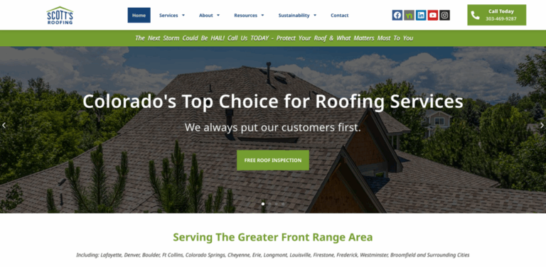 Scott’s Roofing Colorado: Sustainable Roofing Solutions for Every Home