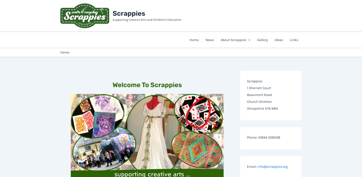 Scrappies recycled craft supplies