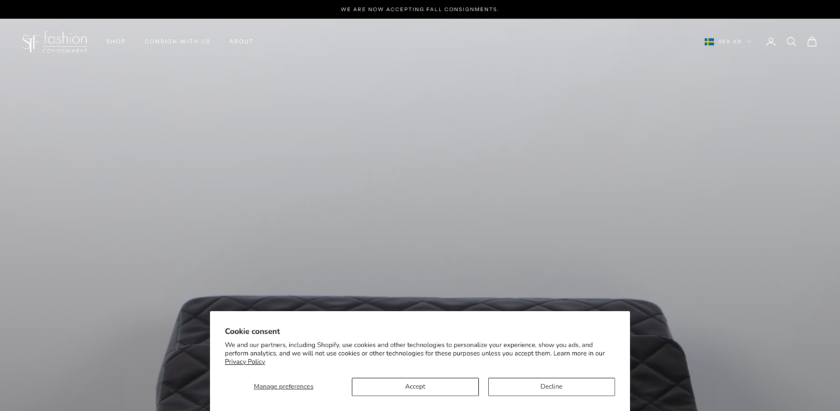 sustainable fashion consignment