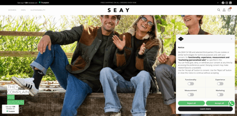 SEAY: Sustainable Fashion Brand Committed to Low Environmental Impact