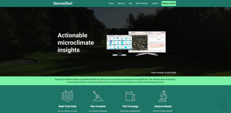 Second Sun: Enhancing Golf Course Management with Real-Time Microclimate Insights