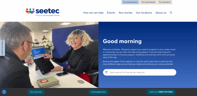 Seetec: Comprehensive Support for Career and Community Development