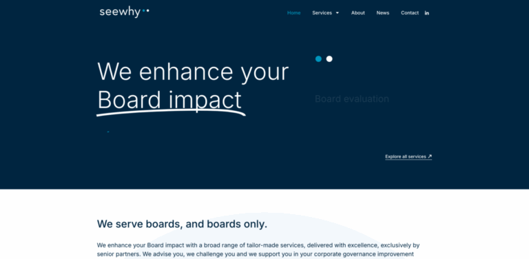 Seewhy Partners: Enhancing Board Impact Through Tailored Governance Solutions