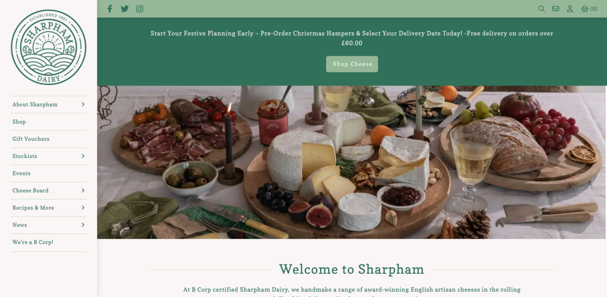Sharpham Cheese
