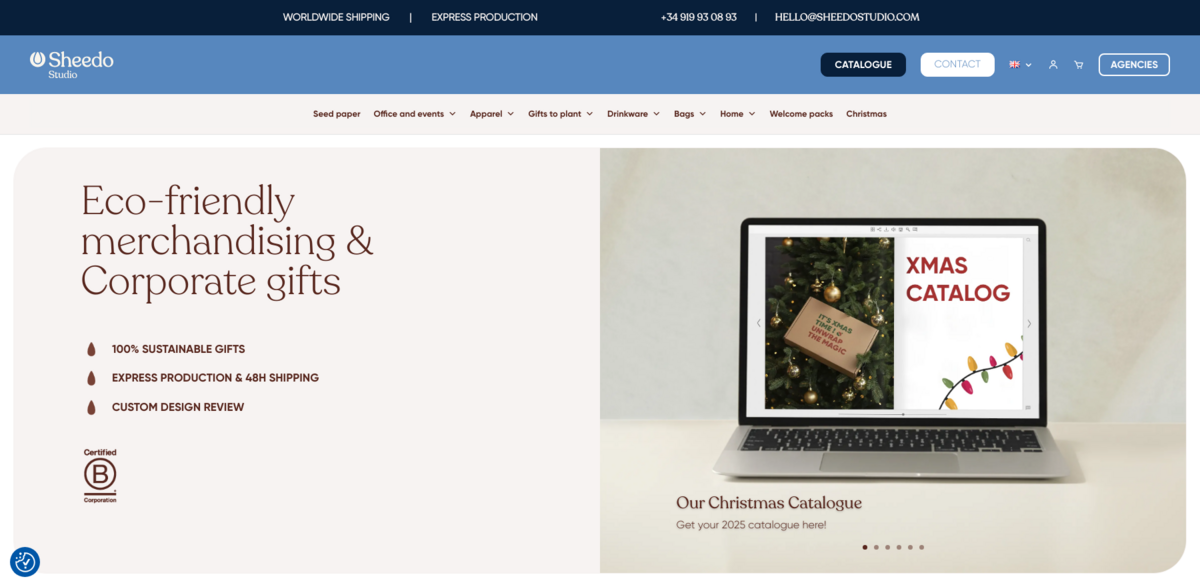 sustainable corporate gifts