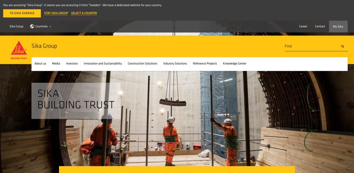 Sika specialty chemicals