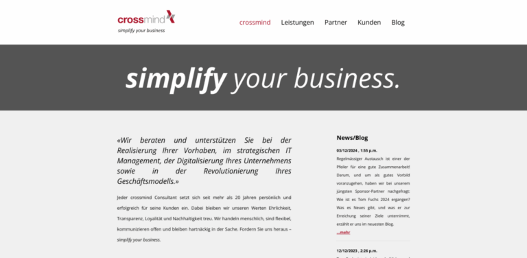 Simplify Your Business: Expert Consulting for Strategic IT Management and Digital Transformation