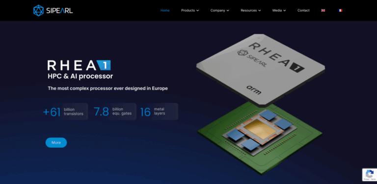 SiPearl Develops Rhea1: A High-Performance Processor for AI and HPC