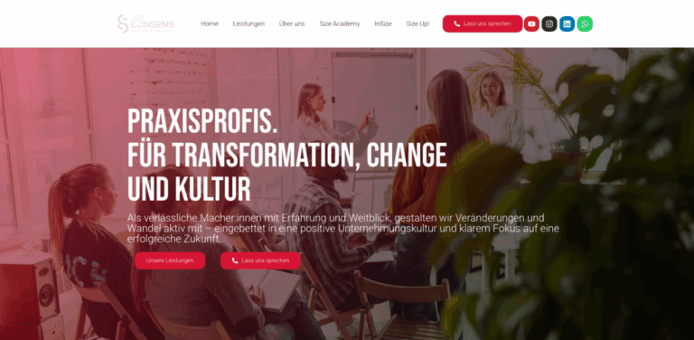 Size Consens AG: Transforming Organizations with New Work Solutions