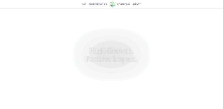SJF Ventures: Investing in High-Growth Companies for a Sustainable Future