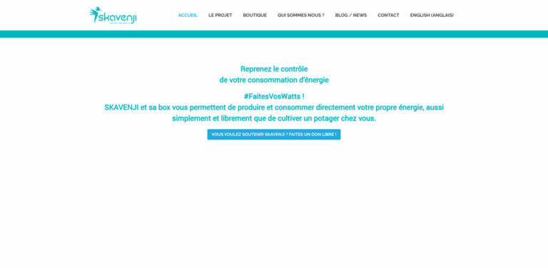 Skavenji: Empowering Individuals to Generate Their Own Energy