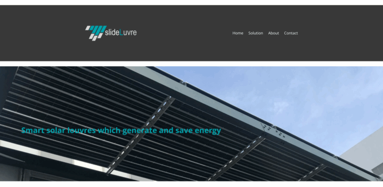 SlideLuvre: Smart Solar Louvres for Energy Efficiency and Sustainability