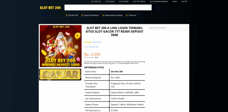 SLOT BET 200: Your Gateway to Affordable Slot Gaming with Big Wins