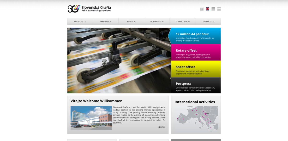 Slovenská Grafia printing services