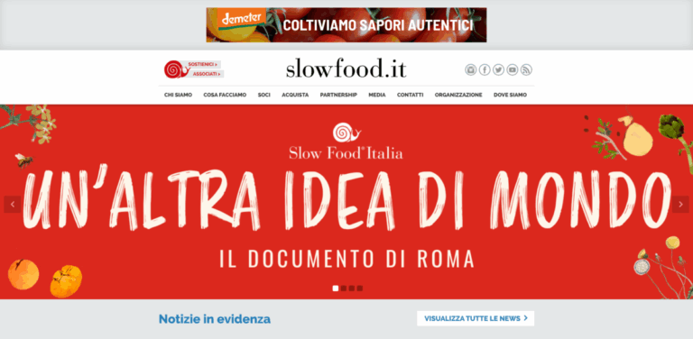 Slow Food: Promoting Good, Clean, and Fair Food Worldwide