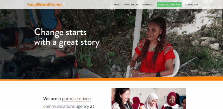 Small World Stories: Driving Industrial Decarbonization Through Compelling Storytelling