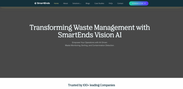 SmartEnds VisnLine: Transforming Waste Management with AI and IoT