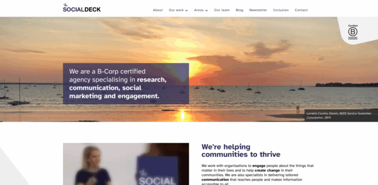 The Social Deck: Empowering Communities Through Social Marketing and Engagement