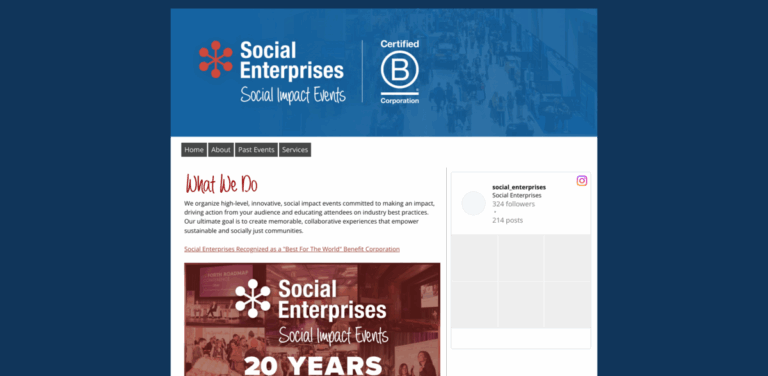 Social Enterprises: Driving Social Impact Through Innovative Events