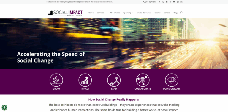Social Impact Architects: Designing Transformative Solutions for Social Change