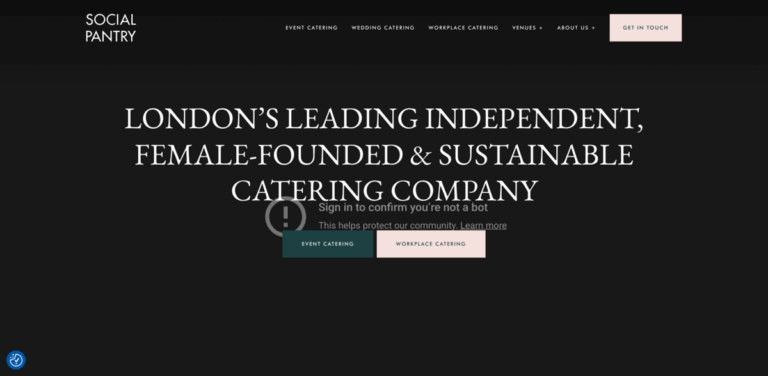 Social Pantry: Sustainable Catering for Extraordinary Events