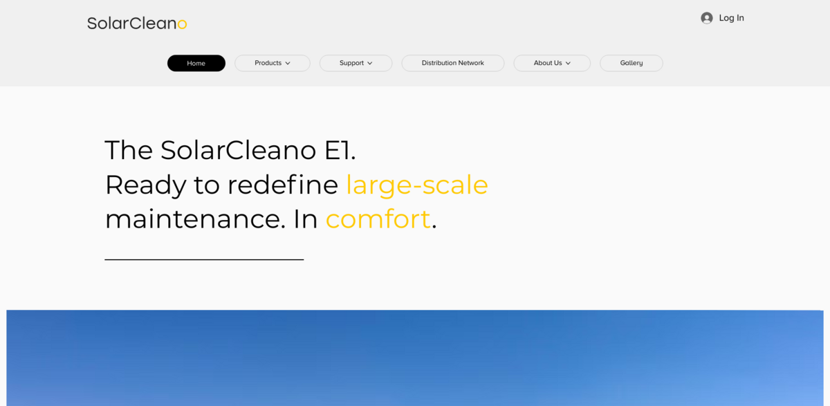 SolarCleano robotic cleaning