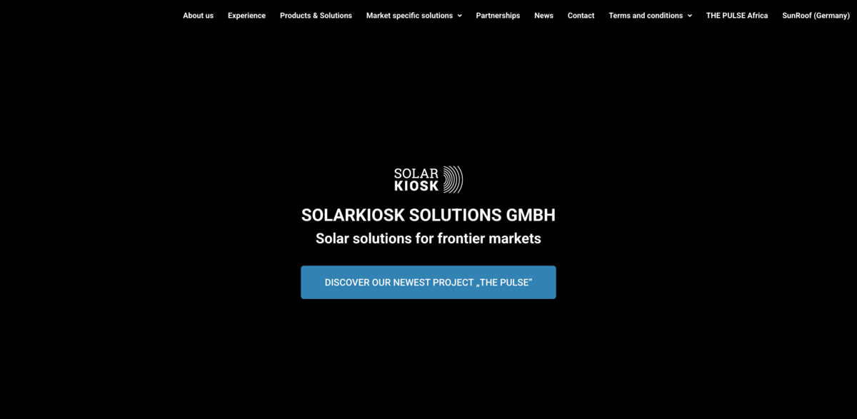 Solarkiosk solar solutions