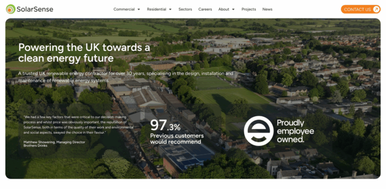 Solarsense: Leading Provider of Renewable Energy Solutions in the UK