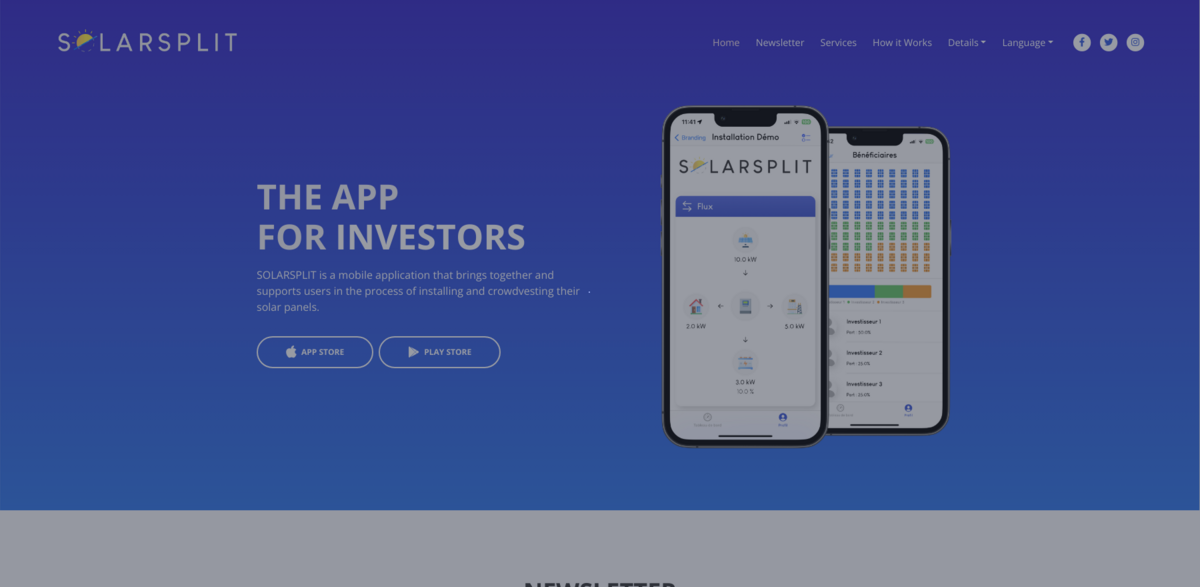 SOLARSPLIT solar energy app