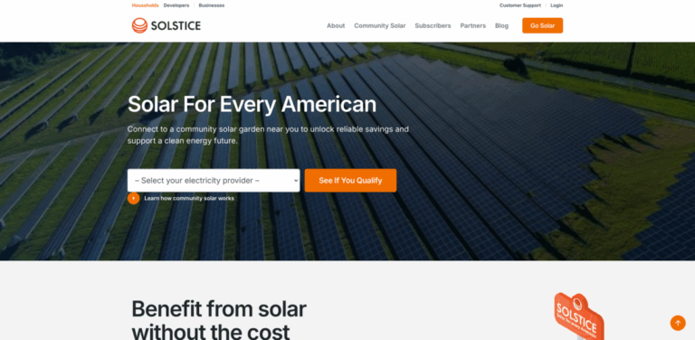 Solstice Community Solar Project: Affordable Solar Energy for Everyone