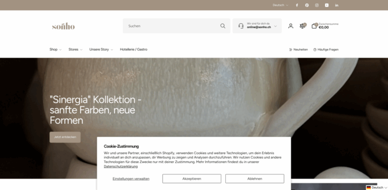 Soñho: Exquisite Handmade Tableware Crafted with Care