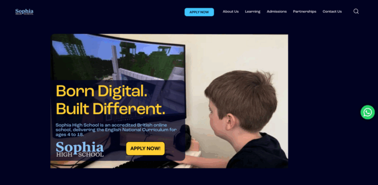 Sophia High School: Accredited British Online Education for Ages 4-18
