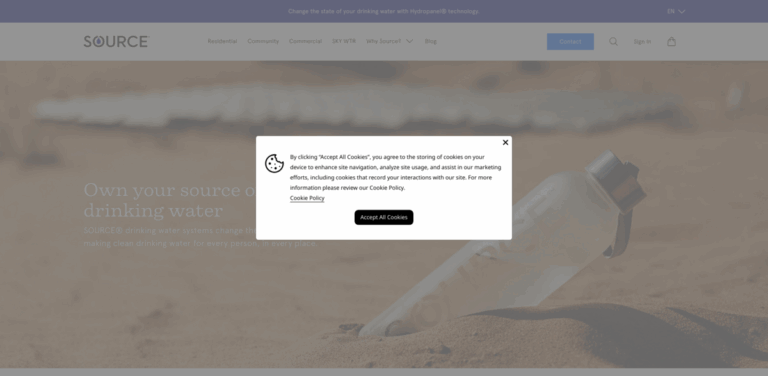 SOURCE: Transforming Air into Clean Drinking Water with Hydropanel Technology