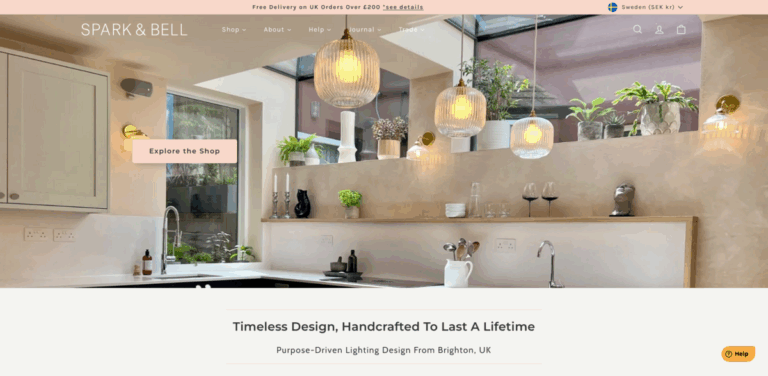 Spark & Bell: Handmade Sustainable Lighting Solutions from Brighton