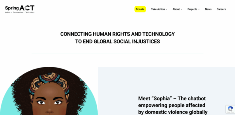 Spring ACT: Connecting Human Rights and Technology to Combat Social Injustices