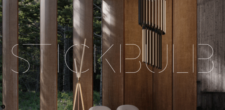 Stickbulb: Sustainable Lighting Crafted from Salvaged Wood