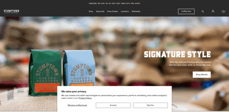 Stumptown Coffee: Celebrating Quality and Transparency in Every Sip