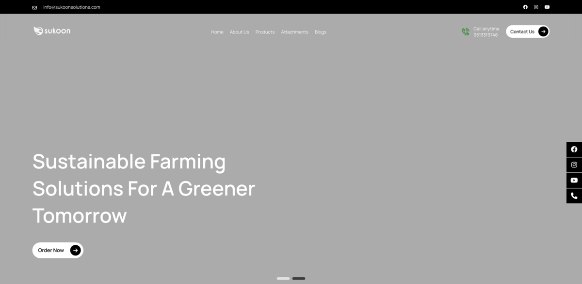 Sukoon Solutions electric farming tools