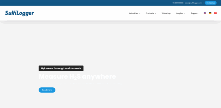 SulfiLogger A/S: Advanced H2S Sensors for Industrial Monitoring