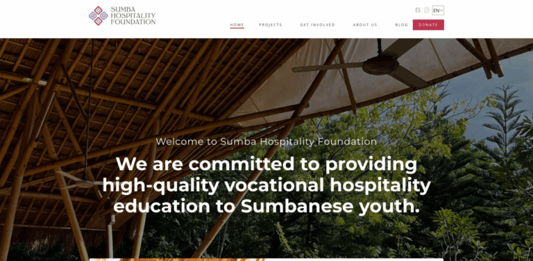 Sumba Hospitality Foundation: Empowering Youth Through Vocational Training in Hospitality
