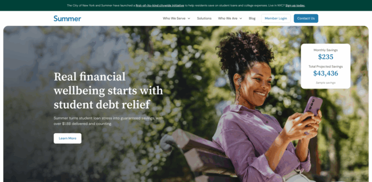 Summer: Simplifying Student Loan Management for NYC Residents