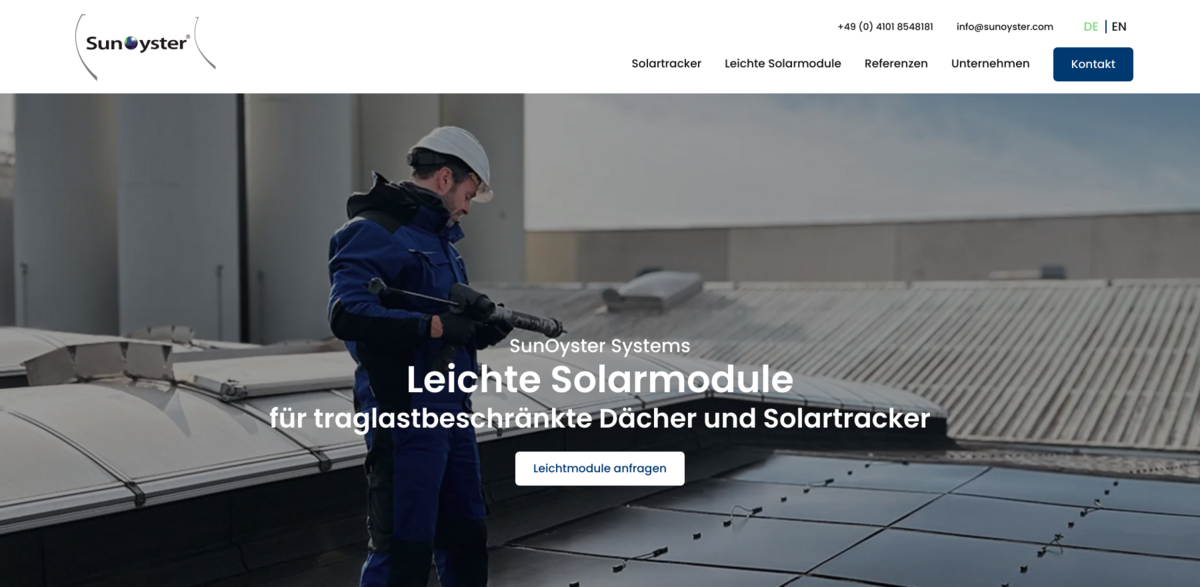 SunOyster Systems solar technology