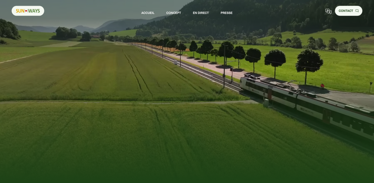 Sun-Ways solar railway