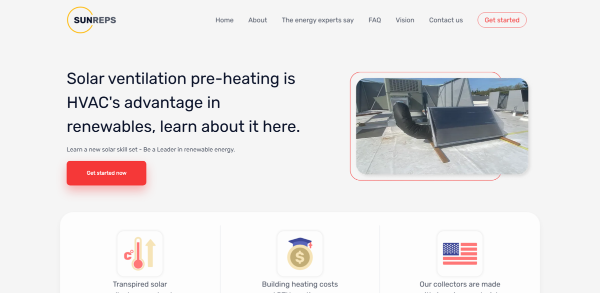 solar ventilation pre-heating