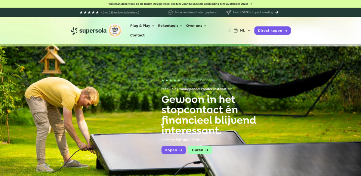 Supersola solar panel