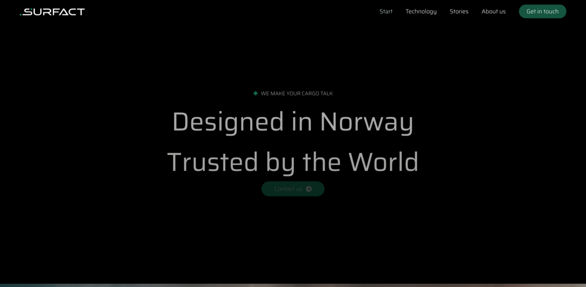 Surfact cold chain monitoring