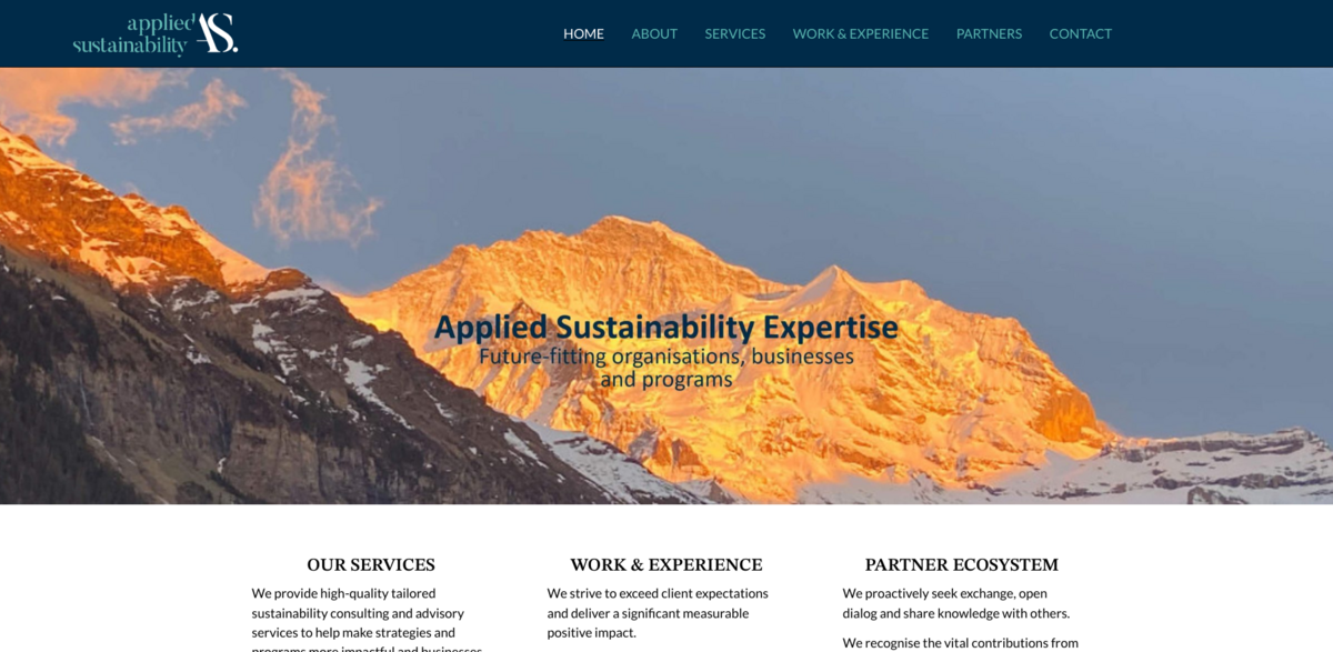 sustainability consulting
