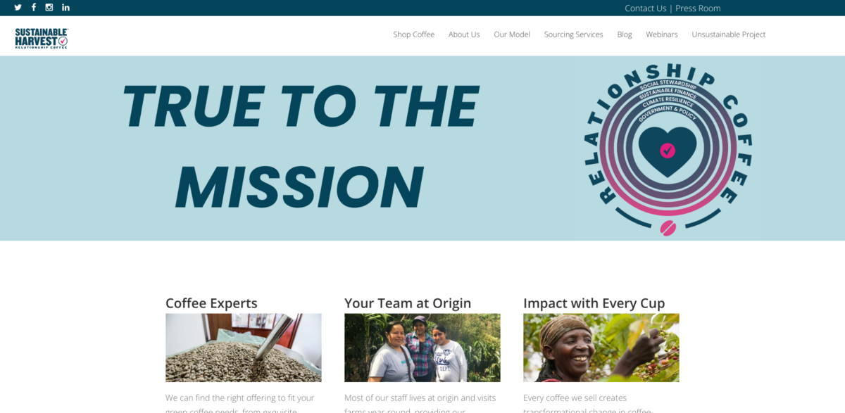 Sustainable Harvest Project