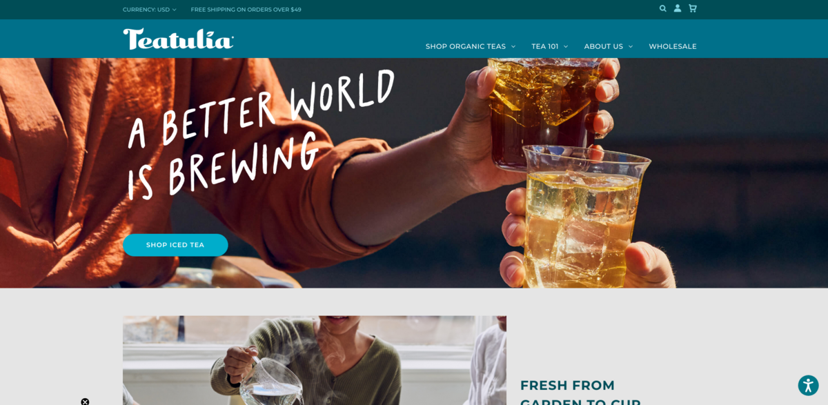 sustainable organic tea